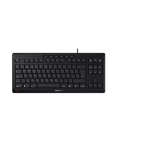 CHERRY STREAM KEYBOARD TKL Tastatur Universal USB QWERTY Tschechisch Schwarz