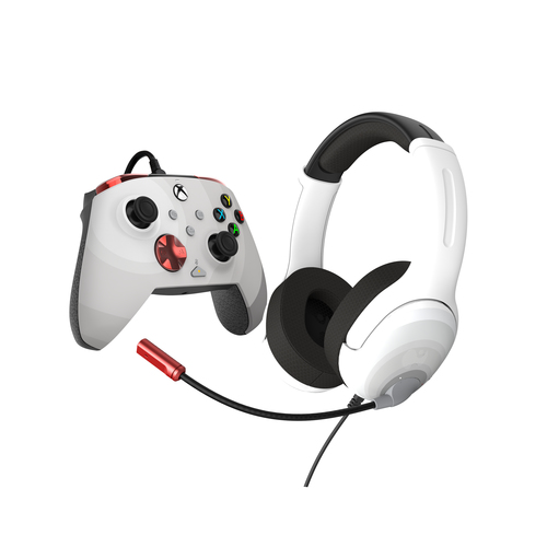 PDP 049-026-RWB игровой контроллер Красный, Белый USB Геймпад ПК, Xbox One, Xbox Series S, Xbox Series X
