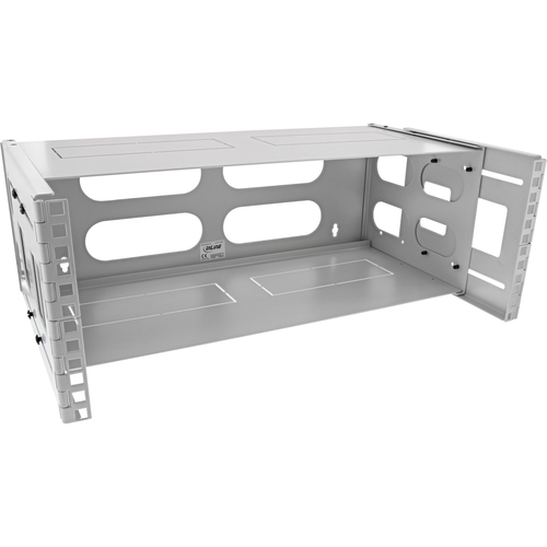 InLine 19" foldable rack, 4U, 24-40cm depth, with cover, grey