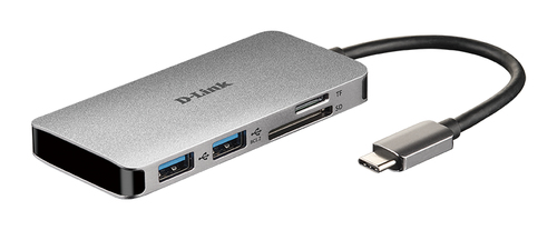 D-Link DUB-M610 док-станция для ноутбука Проводная USB 3.2 Gen 1 (3.1 Gen 1) Type-C Алюминий