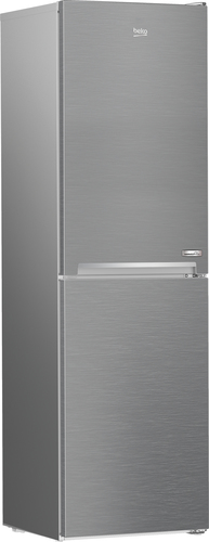 Beko CNG4582VPS 182cm 50/50 Frost Free Fridge Freezer - Stainless Steel Effect - E Rated, Stainless Steel - image 1