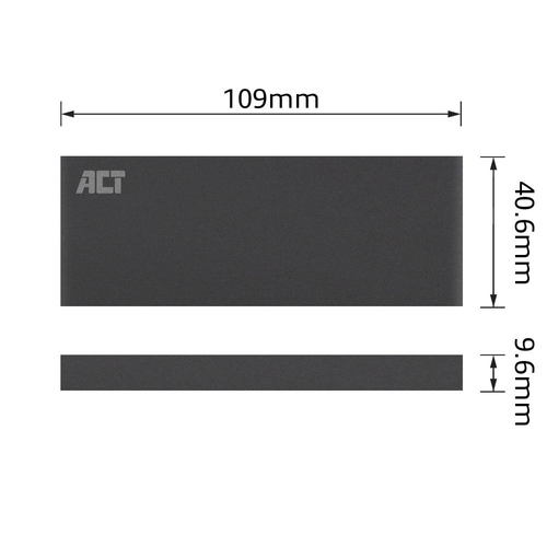 ACT Connectivity M.2 SATA SSD behuizing externe behuizing, afbeelding 4