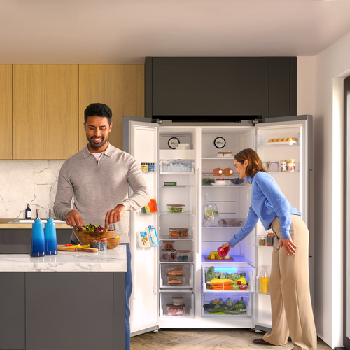 Beko ASP342NDVPX Freestanding American Style Fridge Freezer with HarvestFreshTM – image 8