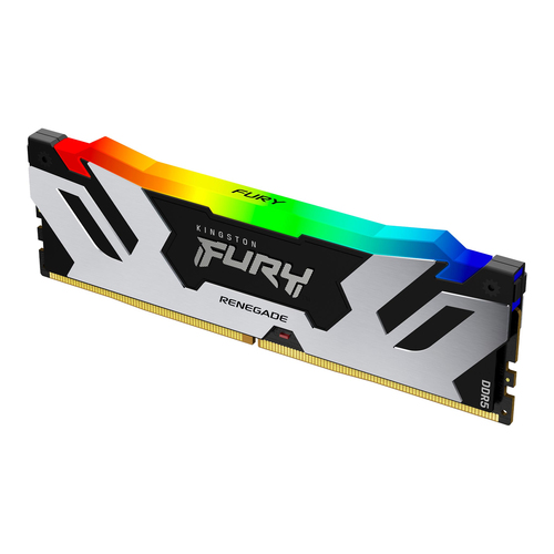 MEMORIA RAM KINGSTON FURY RENEGADE DDR5 SILVER/BLACK 16GB 6000MHZ CL32 RGB KF560C32RSA-16 KF560C32RSA-16 - KF560C32RSA-16