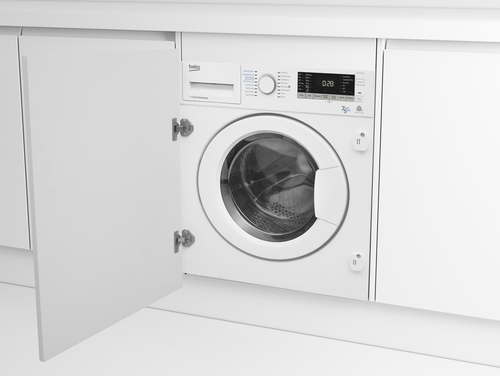 Beko WDIX7523000 washer dryer Built-in Front-load White – image 1