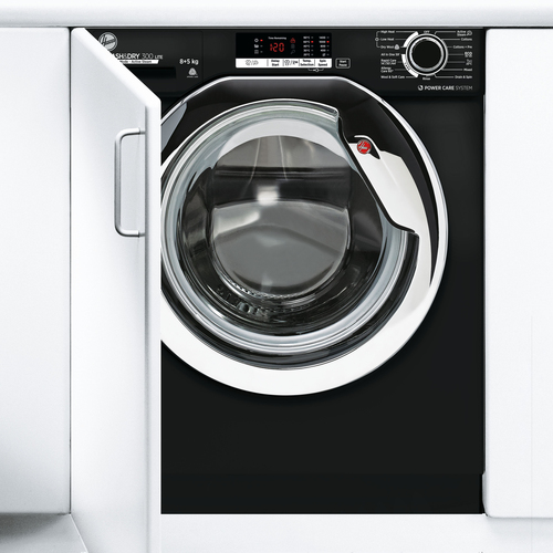 Hoover H-WASH 300 LITE HBDS485D2ACBE80 washer dryer Built-in Front-load Black – image 2