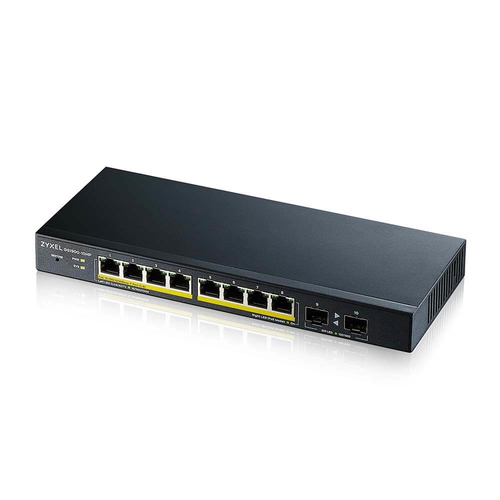 Zyxel GS1900-10HP 8-Port Manageable Ethernet Rack-Mountable Switch - image 1