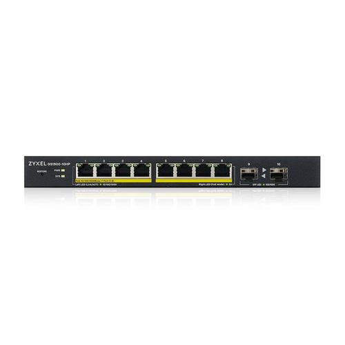 Zyxel GS1900-10HP 8-Port Manageable Ethernet Rack-Mountable Switch - image 3