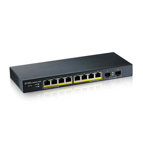 Zyxel GS1900-10HP 8-Port Manageable Ethernet Rack-Mountable Switch - image 2