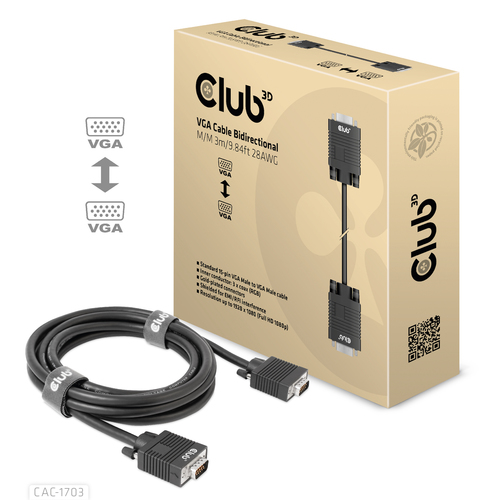 Club 3D - VGA-kabel, afbeelding 2