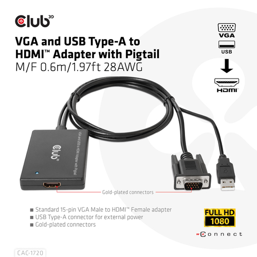 Club 3D - Videoadapter, afbeelding 2