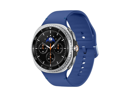 Samsung Galaxy Watch 8 Classic, Bluetooth, 46mm, Hybrid Band, Black + Sport Band, Blue, M/L