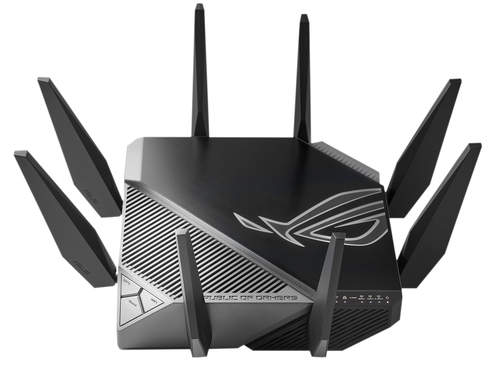 Asus Rog Rapture Tri-Band GT-Axe 1 1000 Gaming Router AiMesh Ready WiFi 6E- 90IG06E0-MO1R00 - image 1