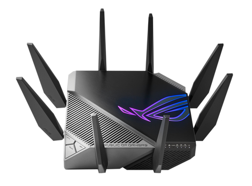 Asus Rog Rapture Tri-Band GT-Axe 1 1000 Gaming Router AiMesh Ready WiFi 6E- 90IG06E0-MO1R00 - image 2