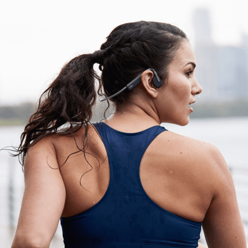 Shokz OpenMove Bone Conduction Open-Ear Lifestyle/Sport Headphones - Grey - image 5