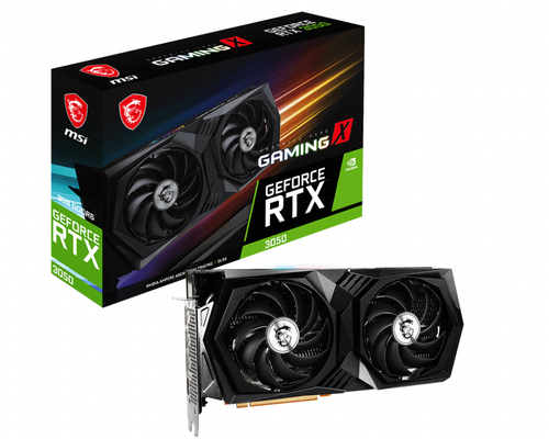 RTX 3050 GAMING X 8G GPU MSI GEFORCE RTX 3050 GAMING X 8G GDDR6 RTX 3050 GAMING X 8G