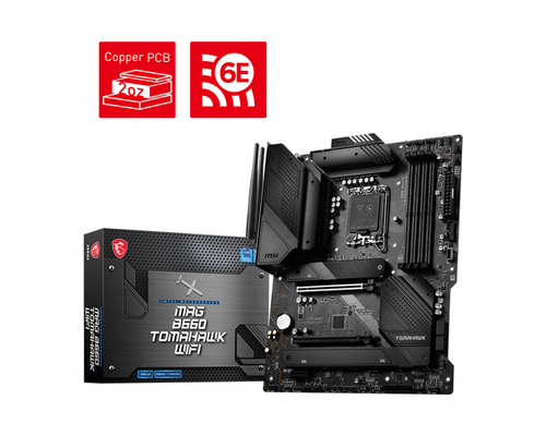 MB MSI MAG B660 TOMAHAWK WIFI 1700 DDR5 ATX MAG B660 TOMAHAWK WIFI - MAG B660 TOMAHAWK WIFI