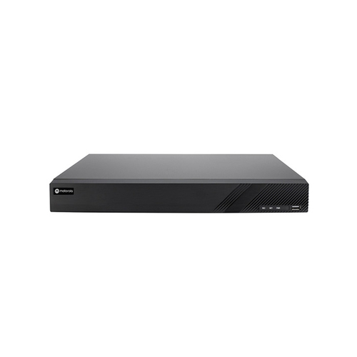 NVR MOTOROLA MTR16IP / 16 CANALES / 8MP FULL HD DE 1080P / 4K / ONVIF / ANALITICOS / H265 / H264 / MJPEG / SATA X2 / POS 16 CANALES / PTZ / CYBERSEGURIDAD GDRP MTR16IP - MTR16IP