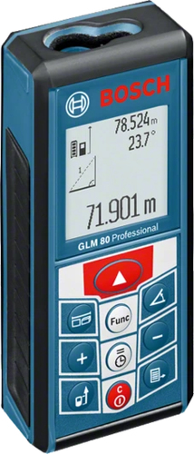 Medidor de Comprimento Digital Preto, Azul 
