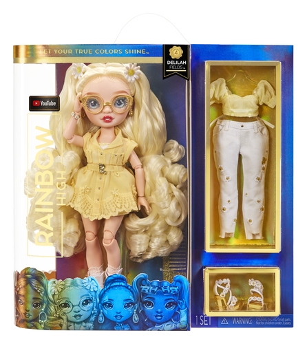 Rainbow High CORE Fashion Doll- Delilah Fields (Buttercup)