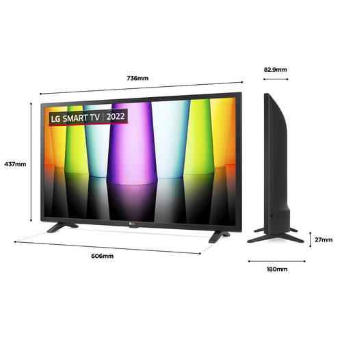 LG LQ630B 32" 720p HD Ready Smart TV [2022] - 32LQ630B6LA, Black - image 3