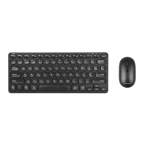 ANTIMICROBIAL COMPACT KEYBOARD AND COMPACT MOUSE BUNDLE AKB862 + AMB581 BLACK