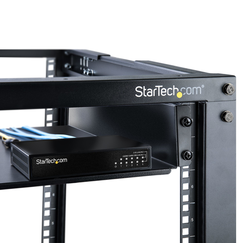 StarTech.com Unmanaged 2.5G Netwerk Switch, 5 Port Gigabit Switch, 2.5GBASE-T Unmanaged Switch, Ethernet Switch, Bureau of Wand Montage, Backward, afbeelding 9