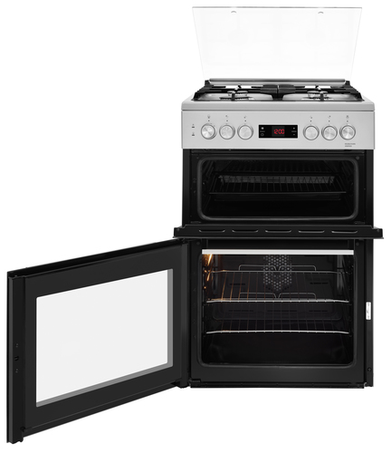 Beko XDDF655S cooker Freestanding cooker Electric Gas Silver – image 2