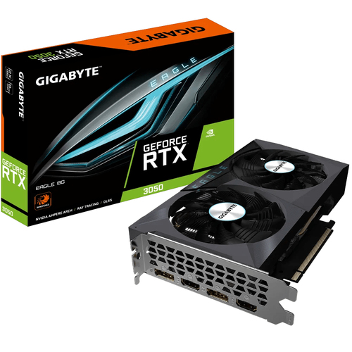 GPU GIGABYTE GEFORCE RTX 3050 EAGLE OC 8G GDDR6 GV-N3050EAGLE-8GD - GV-N3050EAGLE-8GD