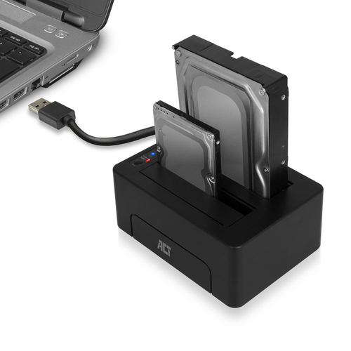 ACT AC1504 SATA 2,5'' & 3,5'' Dual Docking Station, afbeelding 2