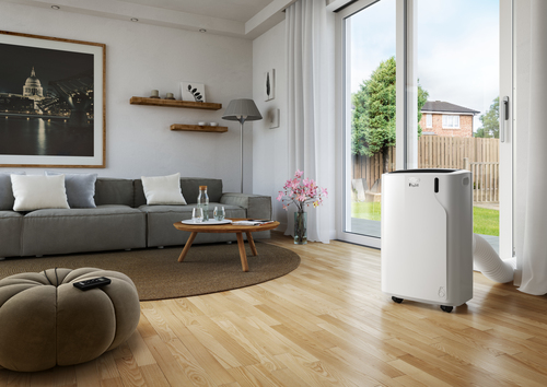 Delonghi Pinguino EM90 Eco 9800 Btu Air Conditioner & Dehumidifier  White, White - image 2