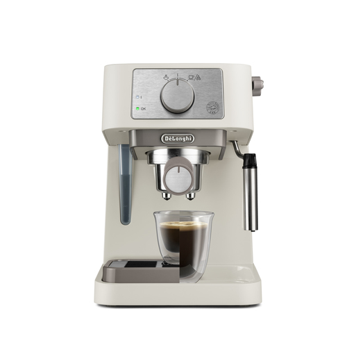 Delonghi De'Longhi Stilosa Traditional Pump Espresso Coffee Machine - Cream - EC260.CR, Cream - image 1