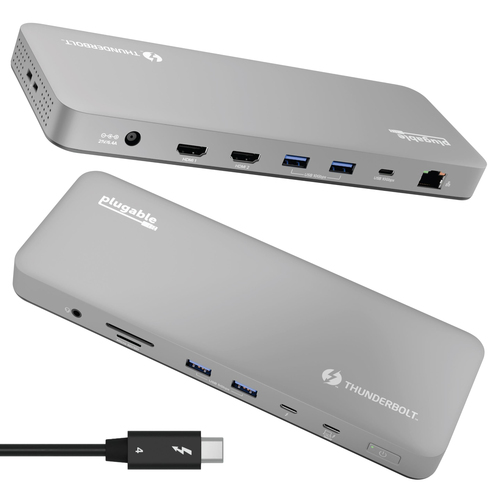 PLUGABLE THUNDERBOLT 4 & USB4 DUAL HDMI DISPLAY DOCKING STATION