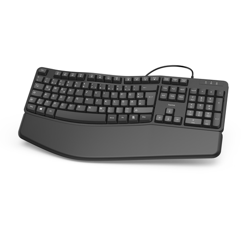 Hama EKC-400 клавиатура Офисная USB QWERTZ Немецкий Черный