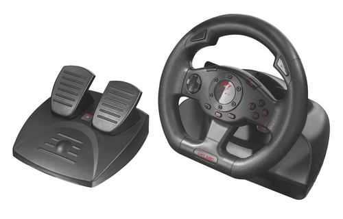 Trust GXT 580 Vibration Feedback Racing Wheel Melns USB 2.0
