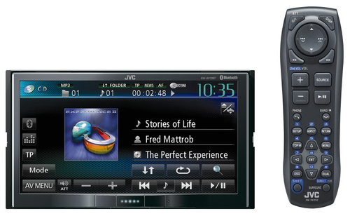 JVC KW-AV70BTE car media receiver Black Bluetooth