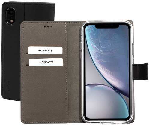 Mobiparts Premium Wallet TPU Case Apple iPhone XR Black