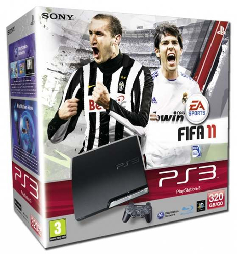 Sony Interactive Entertainment 320GB Playstation 3 Slim + FIFA 11