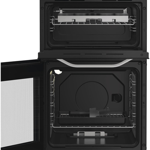 Hotpoint HTG5GCW 50cm wide Single Oven Gas Cooker - White - A+/A Rated, White - image 4