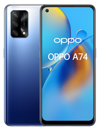 Oppo A74 16.3 cm (6.43") Dual SIM ColorOS 11.1 4G USB Type-C 6 GB 128 GB 5000 mAh Blue