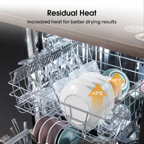 Hisense HS622E90XUK Full Size Dishwasher - Stainless Steel - E Rated, Stainless Steel - image 7