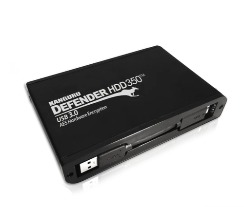 KANGURU DEFENDER HDD350 FIPS 140-2 CERTIFIED SECURE HARD DRIVE-5T-TAA COMPLIANT