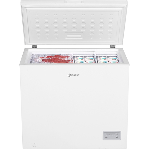 Indesit INCF1984UK 91cm Chest Freezer in White 198 Litre 0 85m - image 2
