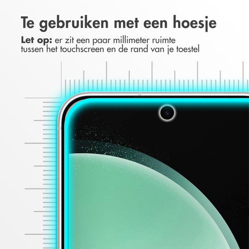 <div>Gebruik je kostbare smartphone zonder zorgen met deze Accezz Gehard Glas Screenprotector 2-pack! Om het scherm van jouw dure smartphone zo goed, afbeelding 3