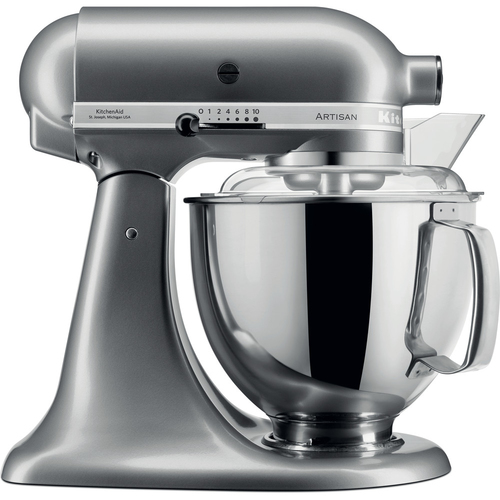 KitchenAid 5KSM175PSBCU миксер Стационарный миксер 300 W Серебристый