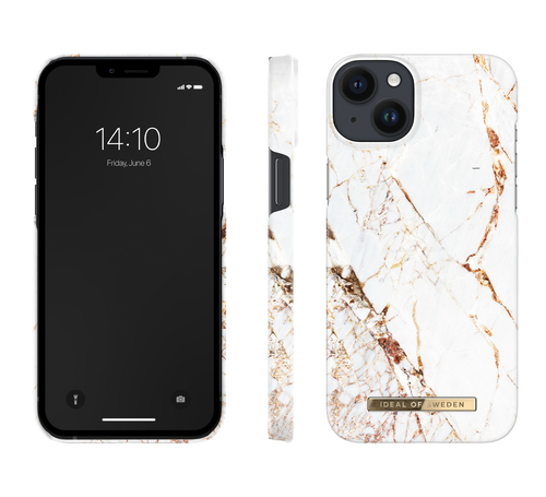 iDeal of Sweden Printed Case MagSafe iPhone 14PL Carrara Gold – image 3