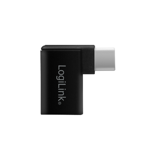LogiLink Adapter USB 3.2 Gen1 Type-C,C/M zu USB-A/F,90°,schw, afbeelding 2