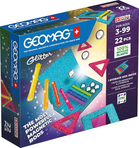 Geomag Glitter Panels Recycled Neodüümmagnetiga mänguasi