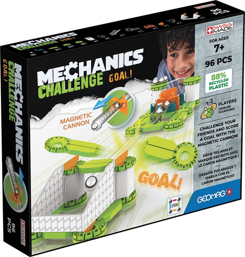 Geomag Mechanics Recycled Challenge Goal! Neodüümmagnetiga mänguasi
