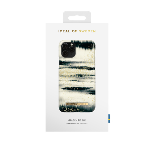 iDeal of Sweden Printed Case iPhone 11P/XS/X Golden Tie Dye